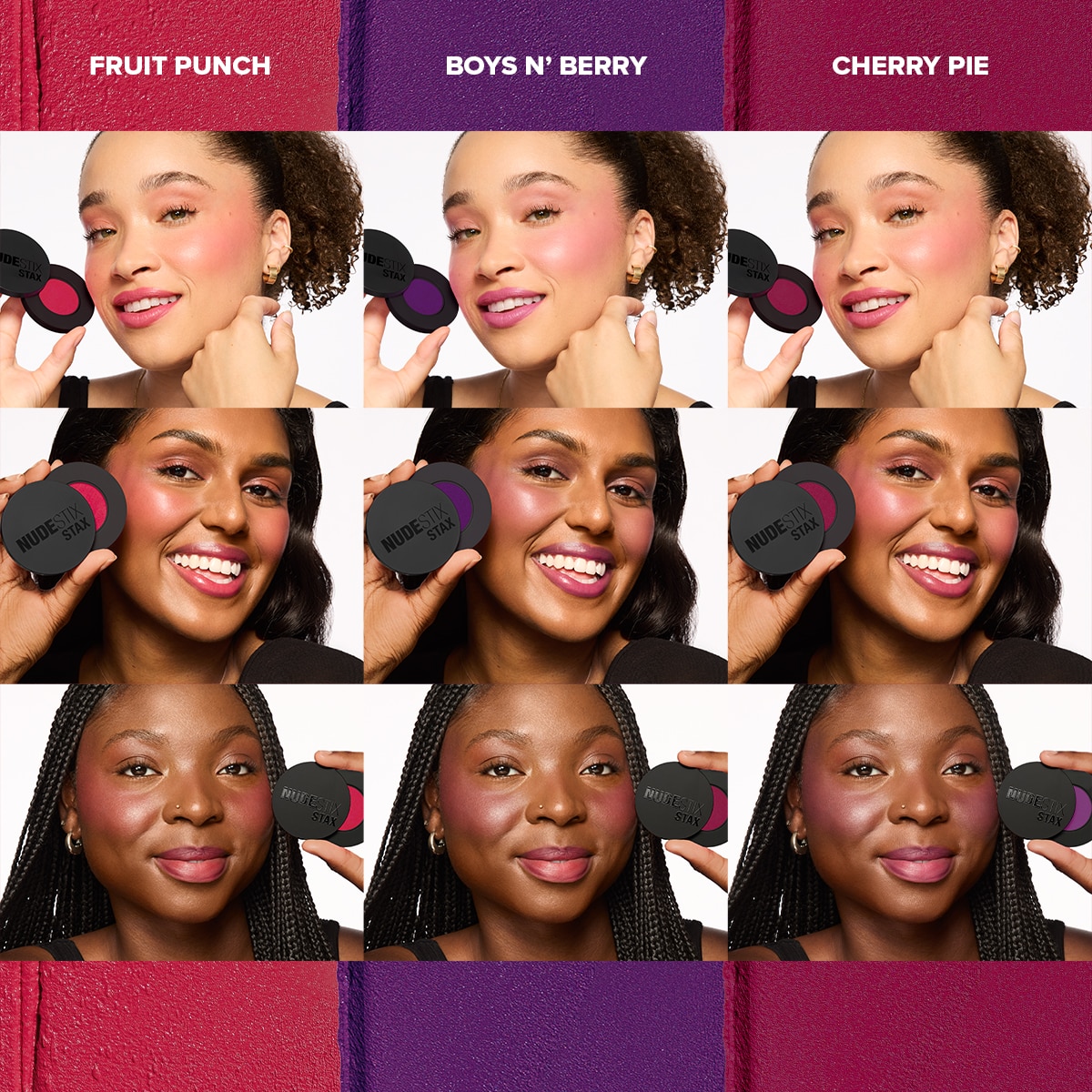 NUDESTIX STAX ALL OVER COLOR BLUSH BALM (RUBOR EN CREMA PARA ROSTRO)
